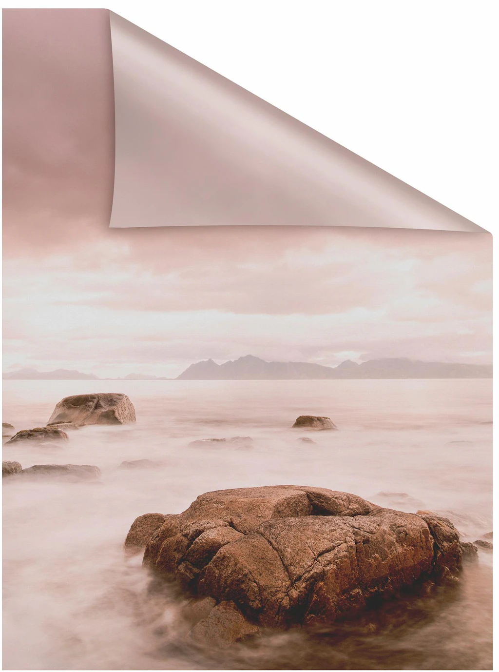 Bild von LICHTBLICK ORIGINAL Fensterfolie "Stone", 1 St., blickdicht, strukturiertKlebepunkte, selbstklebend, Sichtschutz