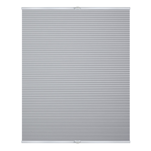 Bild von Lichtblick Thermo-Plissee Klemmfix, ohne Bohren, verspannt, Wabenplissee, Blickdicht, Hitzeschutz, Klemmträger, Energie und Heizkosten sparen Weiß,80 cm x 130 cm (B x L)