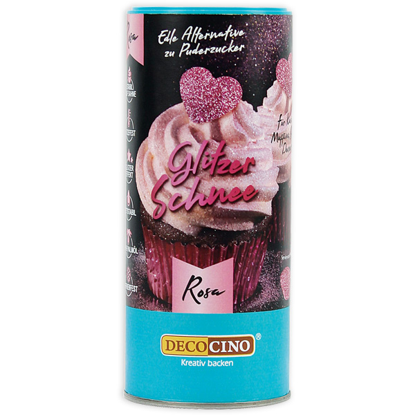 Bild von Essbarer Glitzer-Schnee in Rosa, 100g
