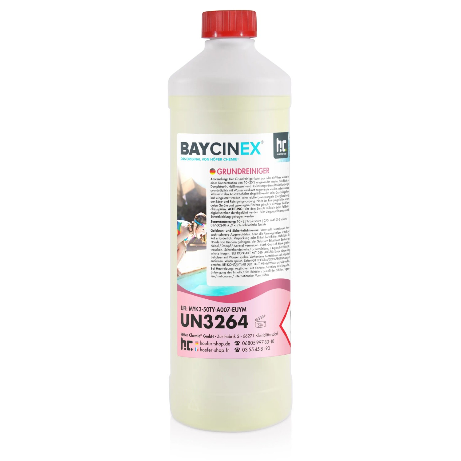 Bild von Baycinex Grundreiniger für Pools 1l