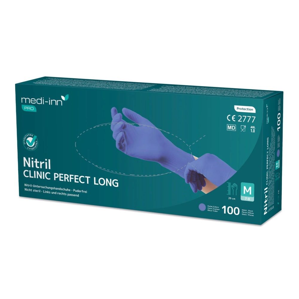 Bild von Medi-Inn Pro Nitril Clinic Perfect Long Einmalhandschuhe