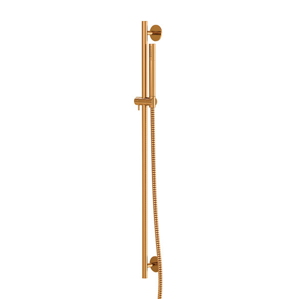 Bild von Steinberg Serie 100 Brausegarnitur, Brausestange 900mm, Stabhandbrause, 1001601, Farbe: Rose Gold