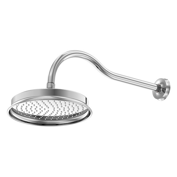 Bild von Steinberg Serie 350 Kopfbrauseset Ø 225mm inkl. Brausearm Wandmontage, mit Easy Clean, chrom, 350 16 350 1680