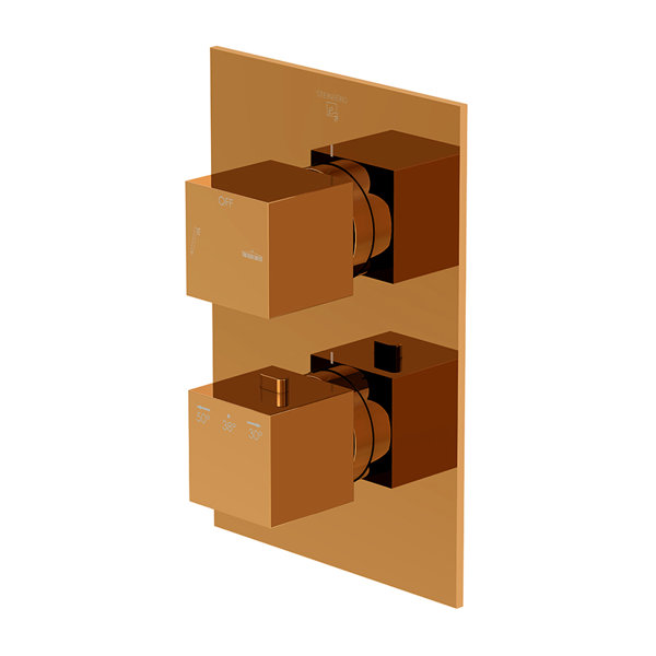 Bild von Steinberg Serie 160 Dusch-/Wannenarmatur, Fertigmontageset, Unterputz, zwei Verbraucher, 16041333, Farbe: Rose Gold
