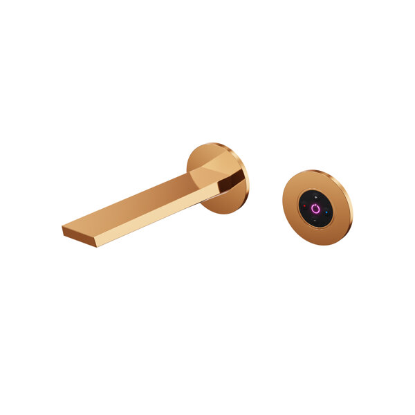 Bild von Steinberg Serie 260 Wand-Waschtischmischer, vollelektronische Mengen- und Temperaturregulierung, Ausladung 205mm, 2601814, Farbe: Rose Gold
