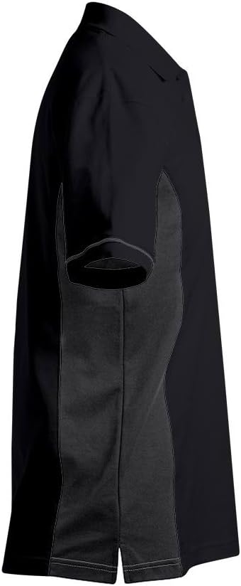 Bild von Promodoro 4520-BL-XXXL Arbeits Poloshirt "Funcion Contrast", Schwarz/grau, 3XL