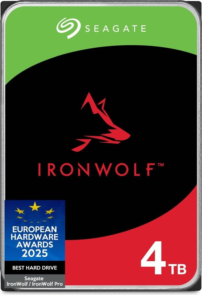 Bild von Seagate Seagate IronWolf NAS 2 x 4 TB Bundle, Festplatte, interne HDD-Festplatte (4 TB) 3.5