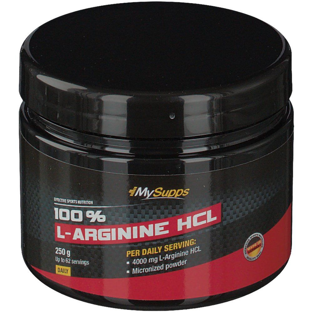Bild von My Supps 100% L-Arginine HCL - 250 g