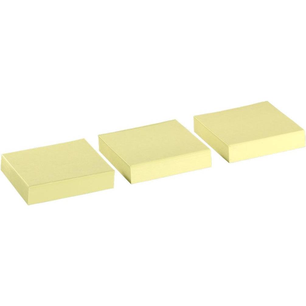 Bild von Schäfer Shop Select Haftnotizen, 50 x 40 mm, 3 x 100 Blatt, gelb