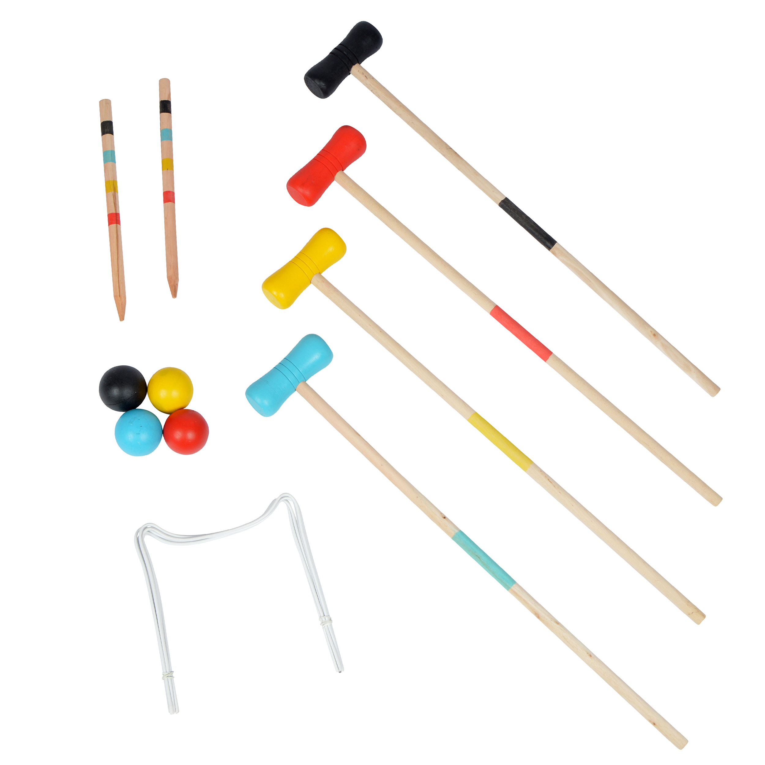 Bild von Ocean5 Gartenspiel Croquet für 4 Spieler