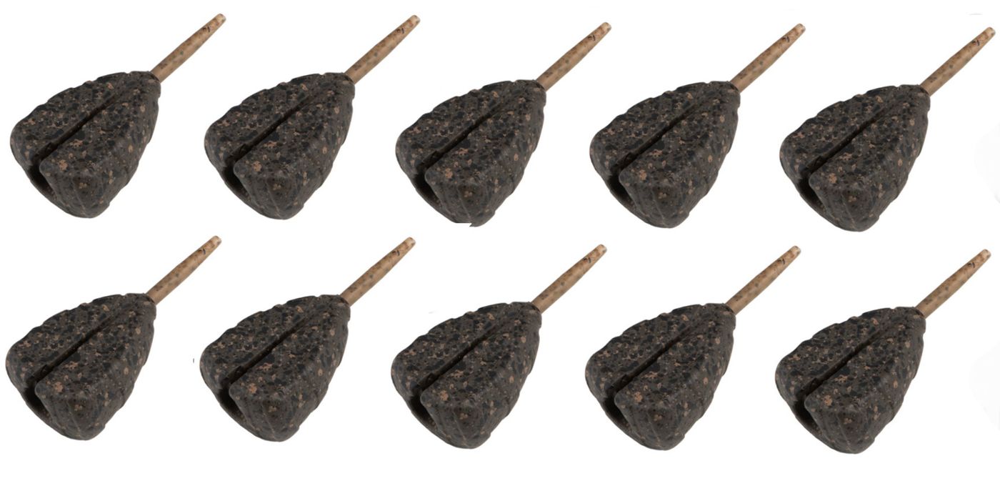 Bild von Fox Edges Flat Pear Inline Lead - 10 Karpfenbleie
