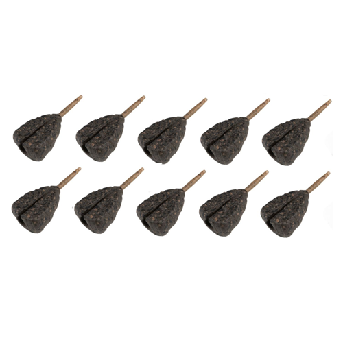 Bild von Fox Edges Flat Pear Inline Lead - 10 Karpfenbleie