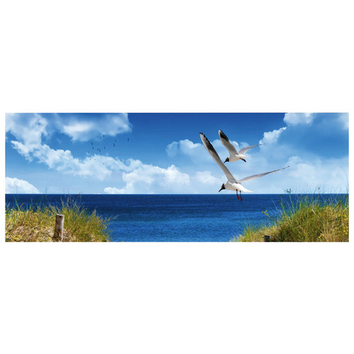 Bild von mySPOTTI Badrückwand »North Sea«, BxH:120 cm x 45 cm, blau