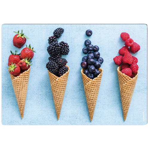 Bild von mySPOTTI Mini-Spritzschutz »Berry«, Aluverbund, Früchte