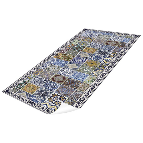 Bild von mySPOTTI Vinyl Teppich »Pablo«, BxL:180 cm x 68 cm, blau|rot|grün