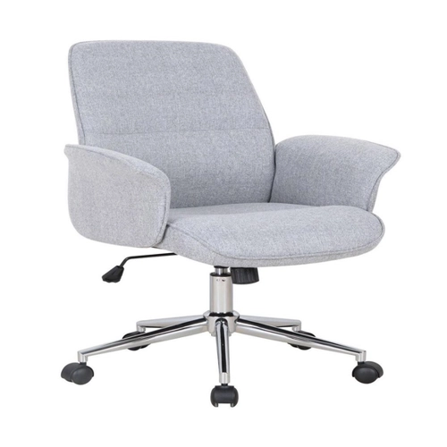 Bild von SixBros. Bürostuhl Drehstuhl 0704M/2488 Stoff grau