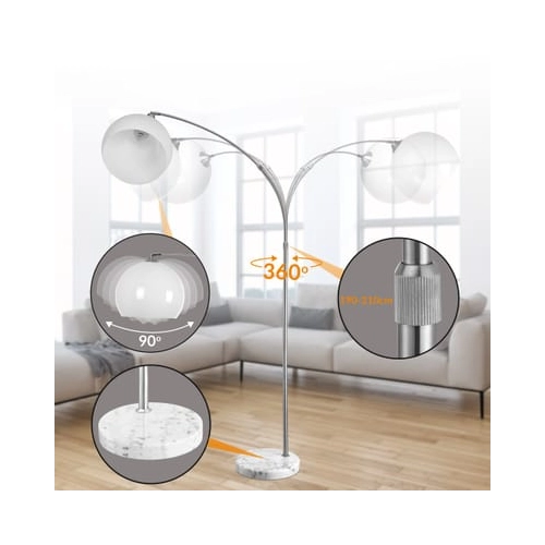 Bild von Design Bogenlampe 190-200cm verstellbar