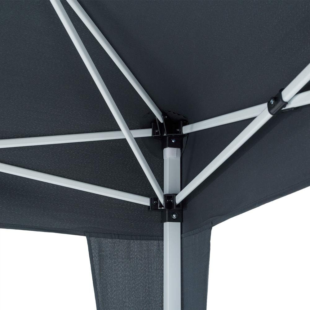 Bild von Casaria® Pavillon Capri 3x6m Pop-Up Anthrazit Wasserabweisend Inkl. Tasche UV-Schutz Faltpavillon Gartenzelt Partyzelt Zelt