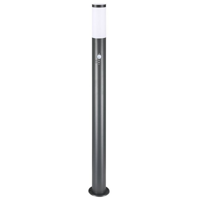 Bild von monzana Gartenleuchte, Wegeleuchte mit Bewegungsmelder, Einstellbar Edelstahl 100cm IP44 Außenlampe Garten Außen Anthrazit