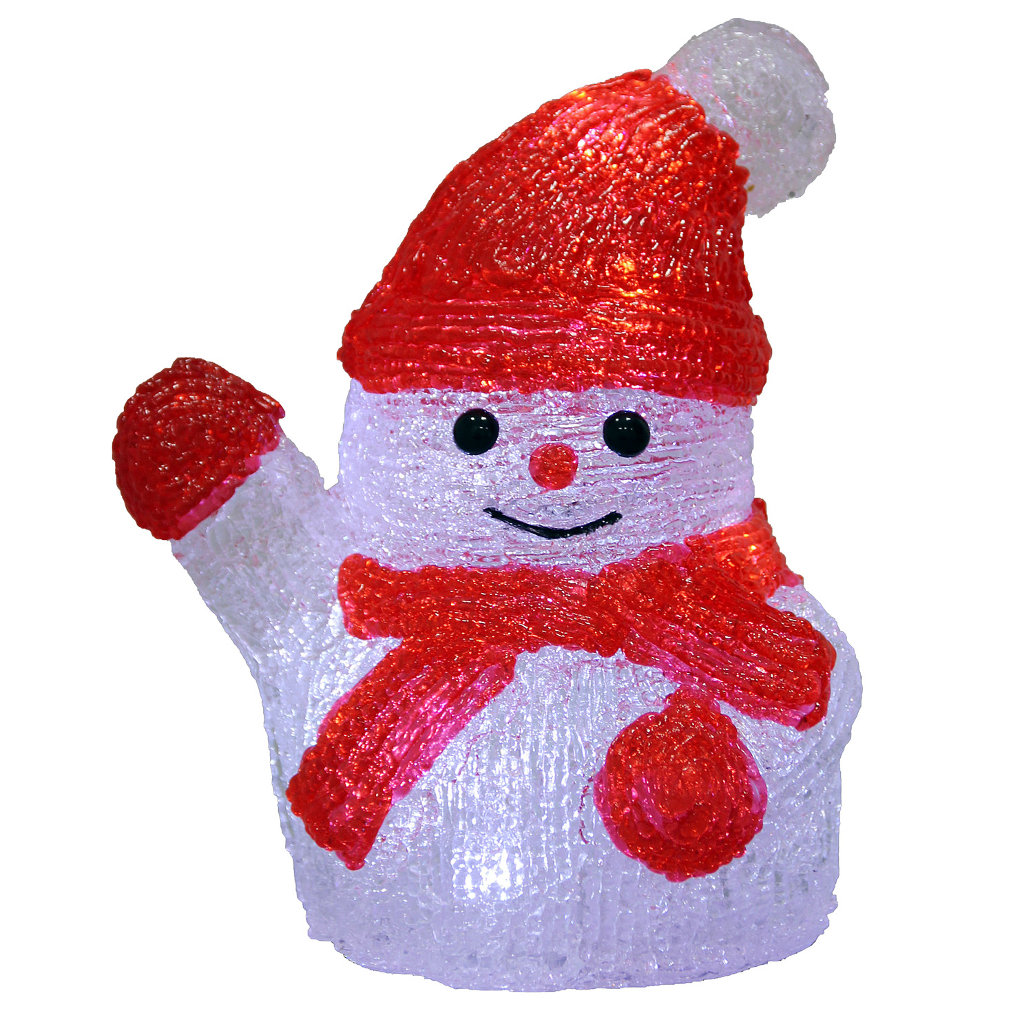 Bild von LED Acryl Figur Weihnachten Schneemann S