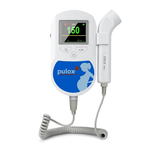 Bild von pulox Babyphone Sonotrax C - Ultraschall Fetal-Doppler mit Lautsprecher & TFT-Display
