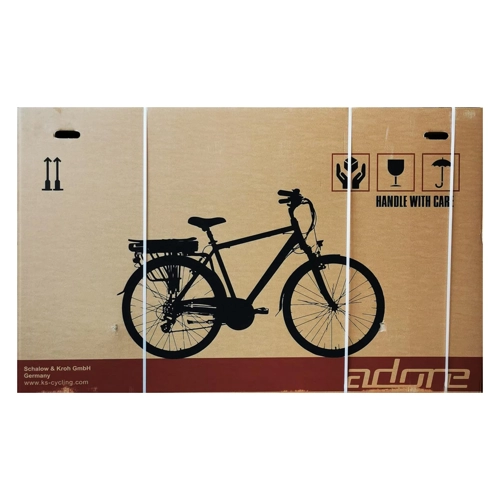 Bild von Adore E-Bike Versailles, 7 Gang Shimano Tourney Schaltwerk, Kettenschaltung, Heckmotor, 374,4 Wh Akku, Pedelec, Elektrofahrrad für Herren, Trekkingrad