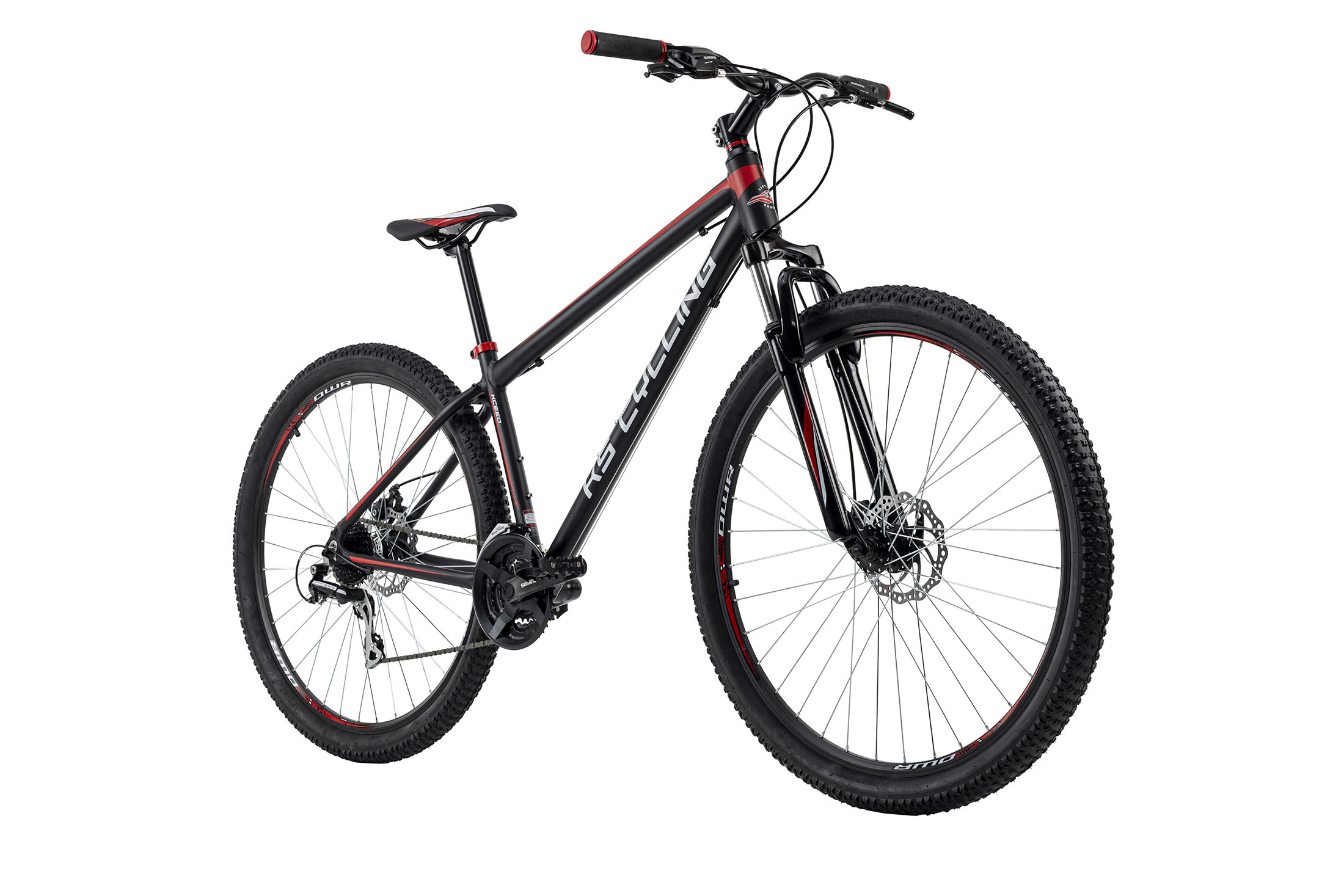 Bild von KS Cycling Mountainbike Xceed, 24 Gang Shimano Tourney Schaltwerk, Kettenschaltung, für Herren, Kettenschaltung