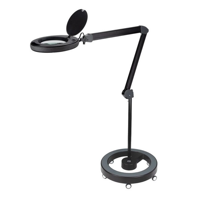 Bild von Lumeno Lupenlampe 851X dimmbare LED-Lupenleuchte, 152 mm kristallklare Linse, LED fest integriert, Kaltweiß, 6500 K