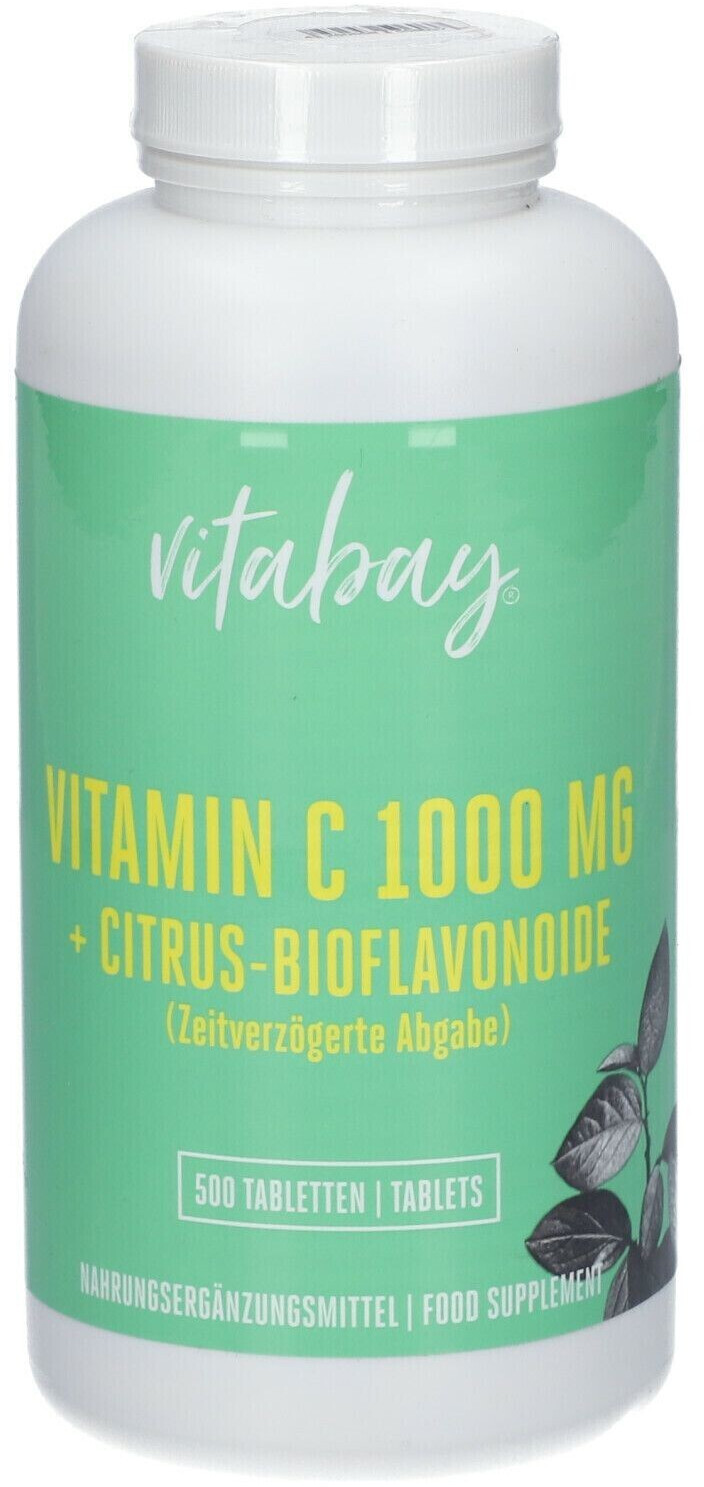Bild von Vitabay Vitamin C 1000mg + Citrus-Bioflavonoide Tabletten (500 Stk.)