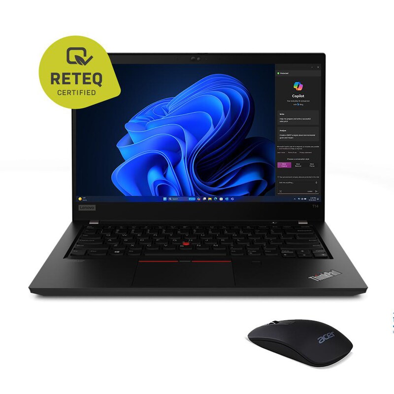 Bild von Refurbished Lenovo ThinkPad T14 14"FHD IPS R5-4650U Pro 16GB/256GB SSD Win11 Pro