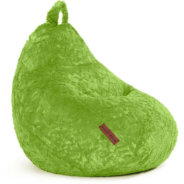 Bild von Green Bean Sitzsack Plüsch (60x45x45cm - Indoor Sitzkissen mit 120L EPS Perlen Füllung, Kuschelig Waschbar), Bean Bag Bodenkissen Lounge Chair Sitzhocker Kindersitzsack Sitzkissen
