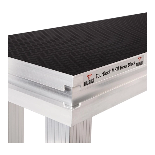 Bild von Bullstage Treppenpodest TourDeck outdoor 1x0,3m Hexa schwarz