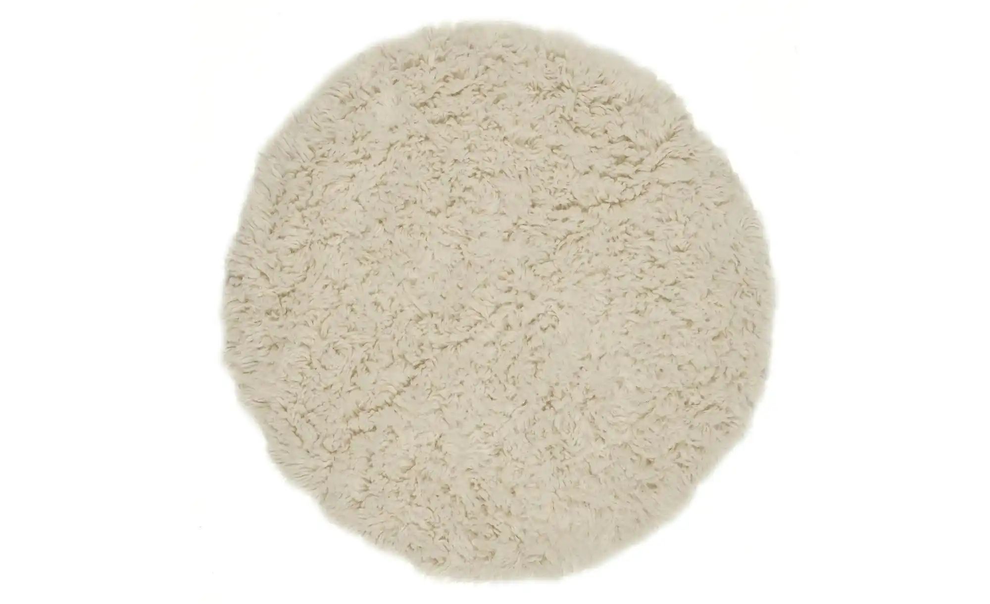 Bild von THEKO Wollteppich »FLOKOS 1250«, rund, 40 mm Höhe, original griechischer Flokati, Hochflor, Uni-Farben, reine Wolle