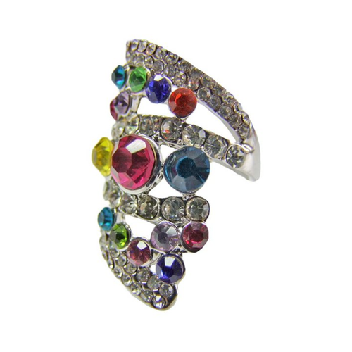 Bild von Das Kostümland Kostüm Ring Colorful mit Strasssteinen - Orient