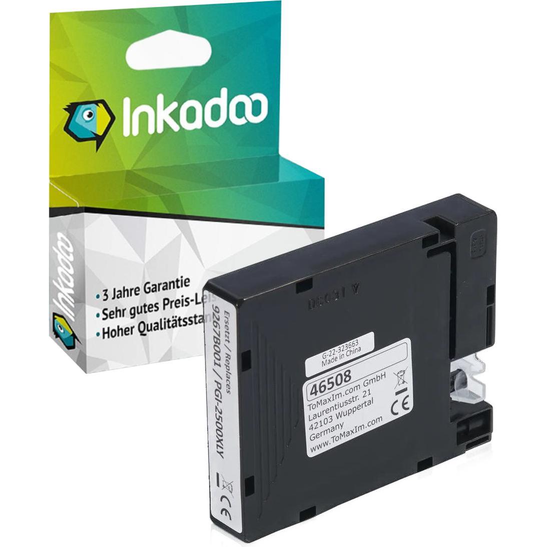 Bild von Inkadoo Druckerpatronen kompatibel mit Canon 9254B001 / PGI-2500 XL BKCMY, Druckerpatrone