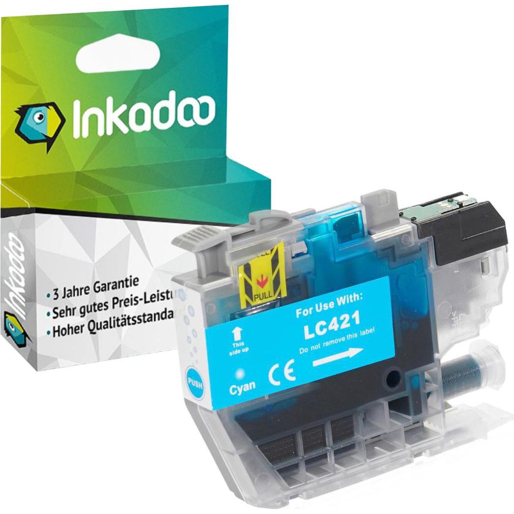 Bild von Inkadoo Kompatibel zu Brother LC-421 (BK), Druckerpatrone