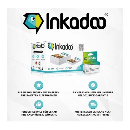 Bild von Inkadoo Multipack kompatibel zu Epson C13T664640 / T664 - 4x Tintenpatrone