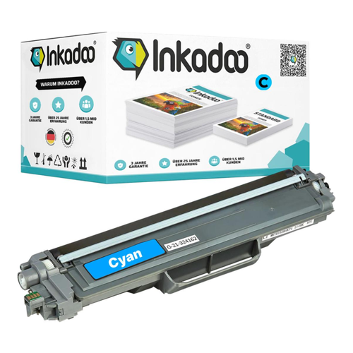 Bild von Inkadoo Kompatibel Toner für Brother MFC-L 3730 CDN (C), Toner