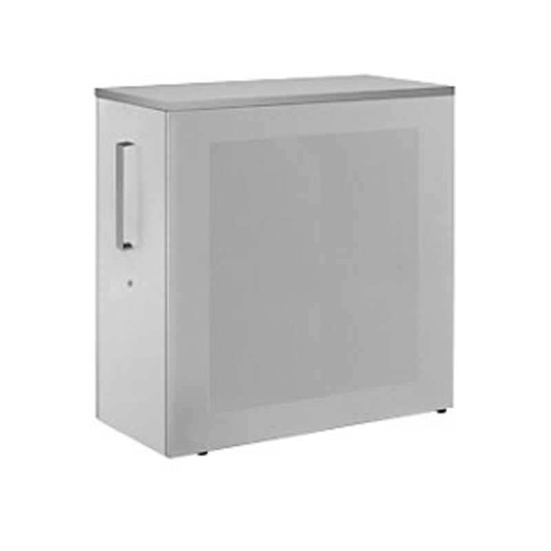 Bild von Hochauszugschrank, Thekenelement links stehend, Höhe 1025 mm, lichtgrau