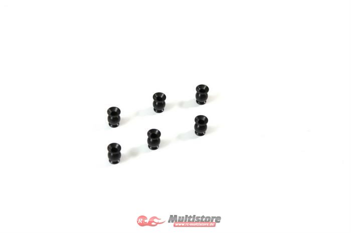 Bild von Team C T08890 Ersatzteil Kugelkopf 6.8mm Lenkung lang schwarz