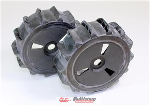 Bild von ABSiMA Räderset Buggy Disc Sandpaddle" schwarz 1:8 (2 St.) / 2520016"
