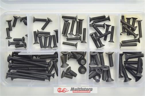 Bild von ABSIMA Senkkopf Schraubensortiment 100-teilig / 3020003