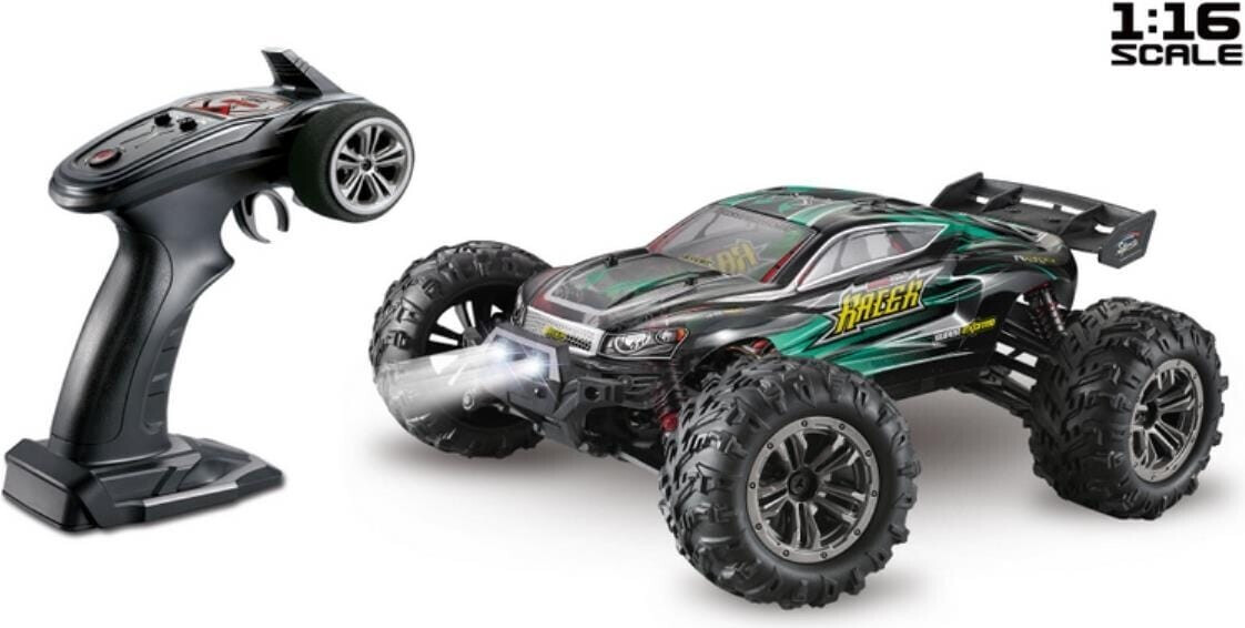 Bild von ABSIMA 1:16 Green Power Elektro Modellauto High Speed Race Truck - Truggy RACER" schwarz/grün 4WD RTR / 16004"