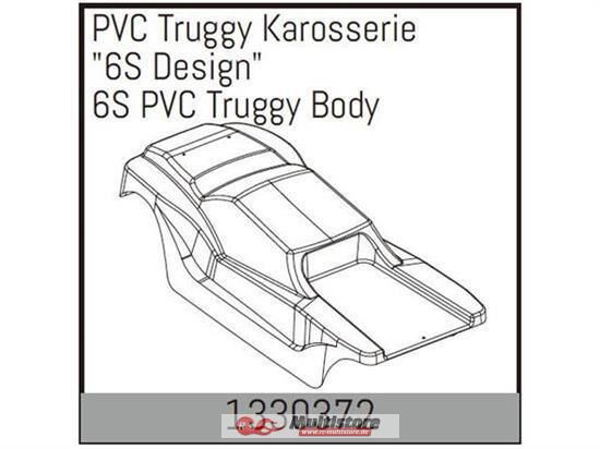 Bild von ABSIMA PVC Truggy Karosserie 6S Design" / 1330372"