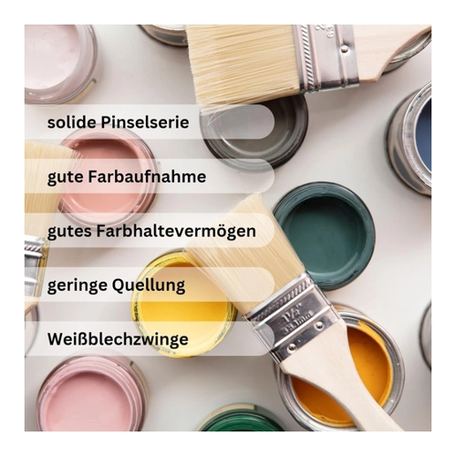 Bild von DD Composite Flachpinsel Sets mit synthetischen Borsten