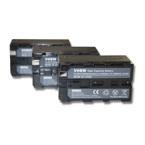 Bild von vhbw Kamera-Akku Li-Ion 3600 mAh für Grundig und andere Modelle
