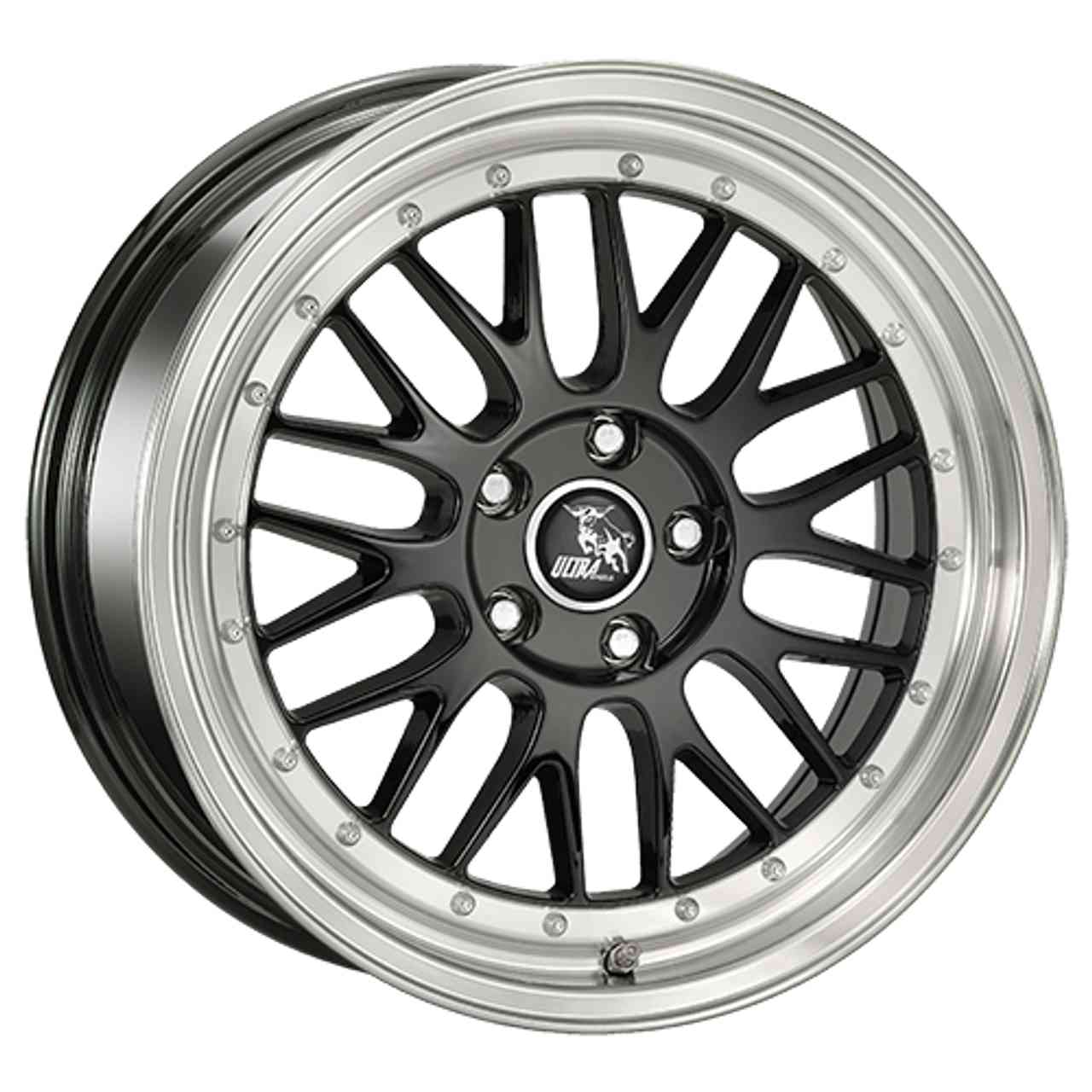 Bild von ULTRA WHEELS UA3 LE MANS black polished 8.5Jx19 5x112 ET30