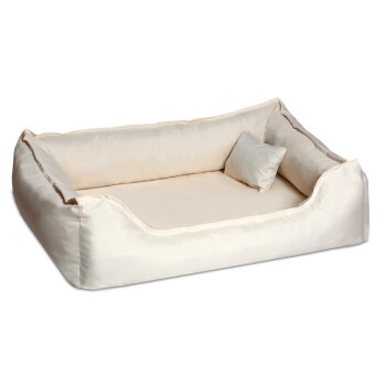 Bild von Tierlando DONALD ORTHO Hundebett Anti Haar M L XL XXL 80 100 120 150cm creme 80 cm, 22 cm, 60 cm