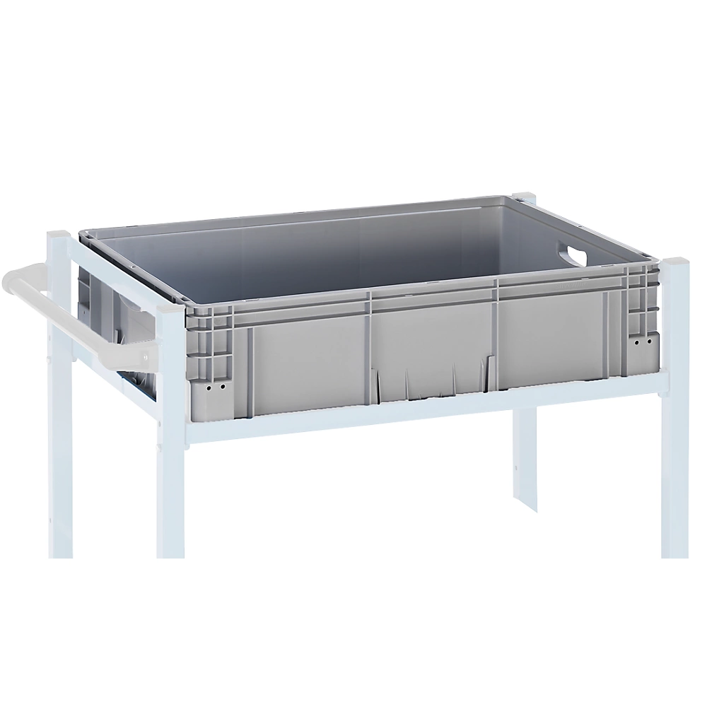Bild von kaiserkraft | Industriebehälter | Volumen 90 l | LxBxH 800 x 600 x 220 mm | grau