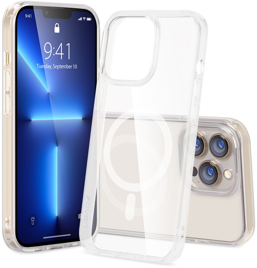 Bild von nevox Handytasche nevox StyleShell SHOCKFlex MagSafe Hülle für iPhone 16 Pro - Transpare